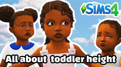 Heres 3 Different Toddler Height Presets Sims 4 Mods Best For
