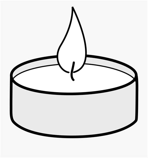 Black And White Clipart Candle 10 Free Cliparts Download Images On