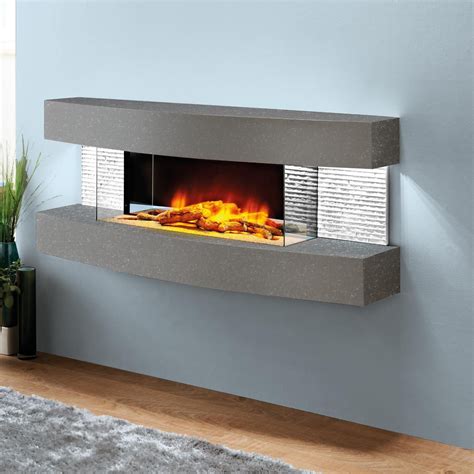 Evolution Fires Fwmcc Miami Curve 48 Inch Wall Mount Electric Fireplace