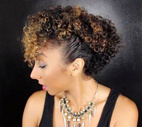 1.10 short curly cut with sweeping side bangs. 40 Creative Updos for Curly Hair