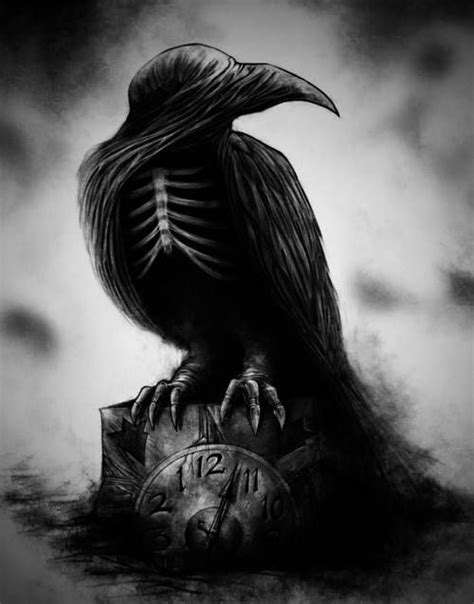 Raven Gothic Art Dark Art Beautiful Dark Art Scary Art