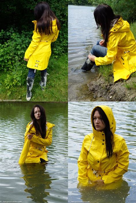 The Love Of Wetlook 54 Pics Xyrainwearonline Rain Wear Yellow Raincoat Rainwear Boots