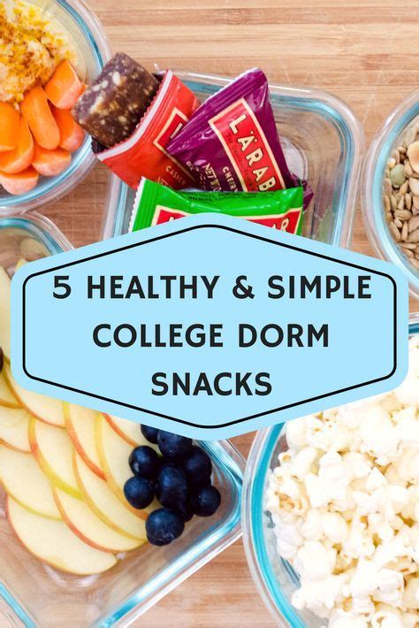 College students have a lot of adjustments to make when they're at school. Healthy Snacks for College Students | College snacks ...