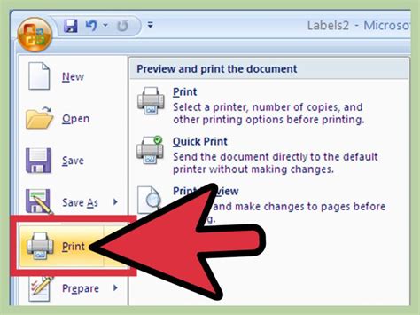 Have you already created a label document (using toolsletters & mailingsenvelopes & labels)? How To Create Labels Using Microsoft Word 2007: 13 Steps inside Microsoft Word Sticker Label ...