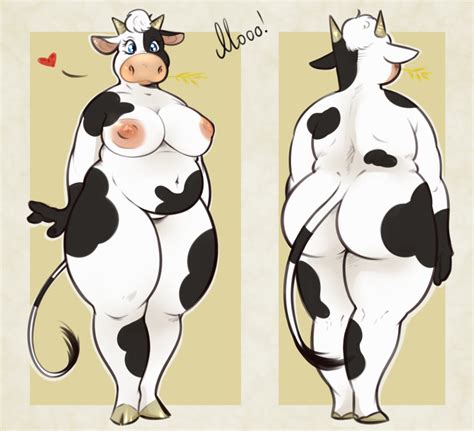 Rule 34 Anthro Ass Big Breasts Bovid Bovine Breasts Cattle Chubby