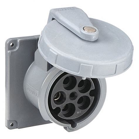 100 A 120208v Ac Pin And Sleeve Receptacle 4d349m5100r9 Grainger