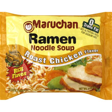 Maruchan Soup Ramen Noodle Roast Chicken Flavor 3 Oz Instacart