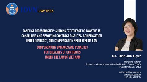 Workshop “sharing Experience Of Lawyers In Consulting And Resolving Contract Disputes