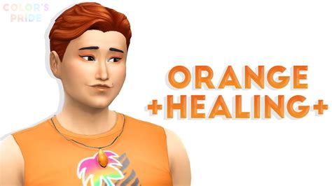 Colors Of Pride Orange Sims 4 Create A Sim Youtube