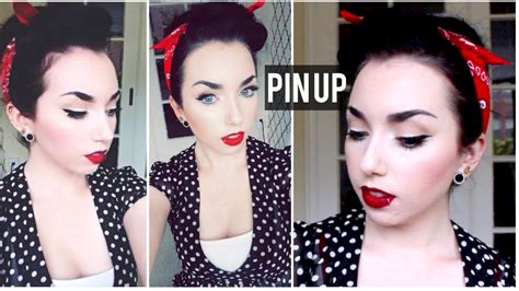 Retro Pin Up Makeup Tutorial Rademakeup