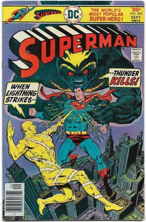 Superman303 Vf 1978 Dc Bronze Age Comics Comic Books Bronze Age