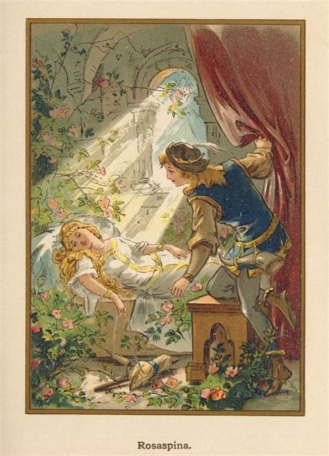 Sleeping Beauty Fairytale Illustration Alphonse Mucha Sleeping