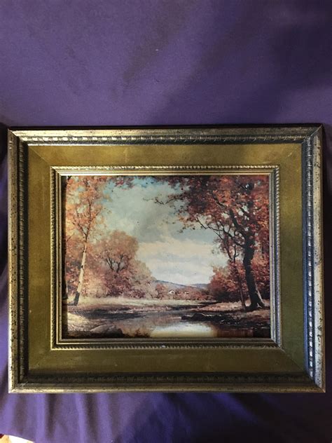 Vintage Robert Wood Signed Fine Art Prints Late Autumn Etsy