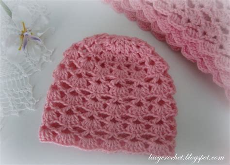 Lacy Crochet Baby Hats Free Patterns