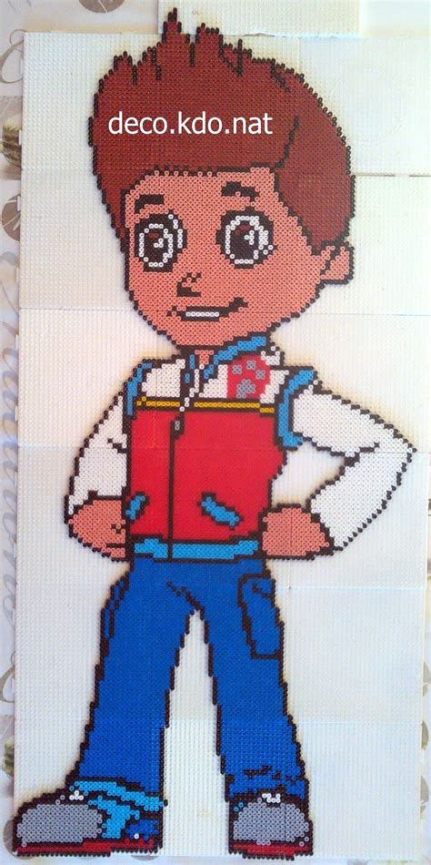 DECO.KDO.NAT: Perles hama: Ryder de la pat'patrouille | Perles hama