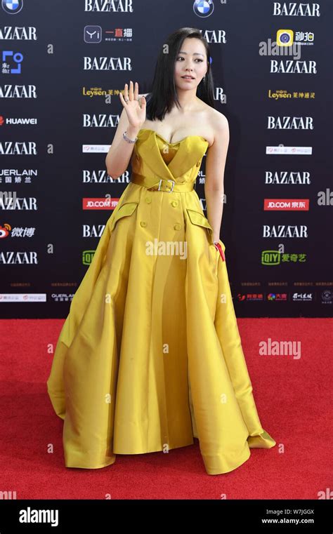 Chinese Singer Zhang Liangying Poses As She Arrives On The Red Carpet