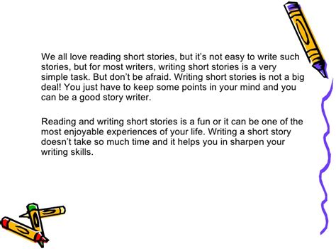 The numerous downloads are a nice perk that offer even more information that is easily. Short story writing tips from Shortstorylovers.com