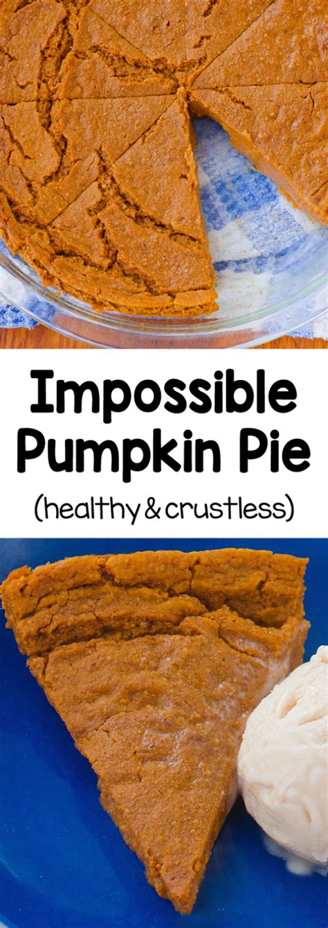 Impossible Pumpkin Pie Chocolate Covered Katie