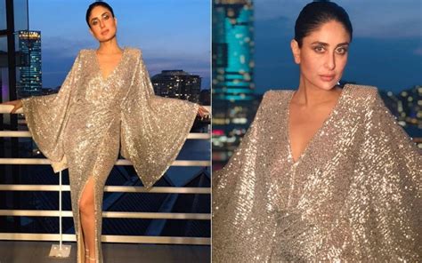 Kareena Kapoor Khans Sequin Gown With Dangerously Low Back Is Not For