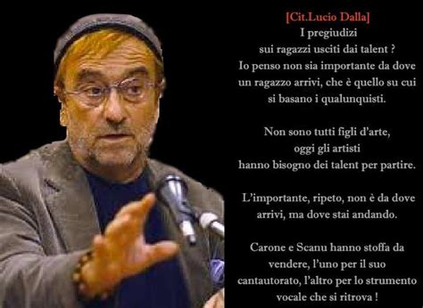 Valerios Music Lucio Dalla Parla Di Valerio Scanu