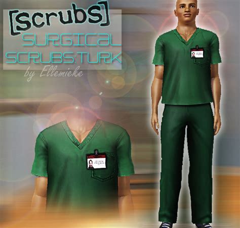 The Sims Resource Scrubs Outfit Set