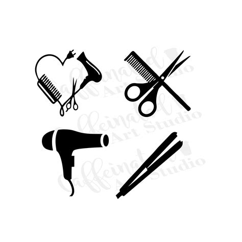 Hairdresser Svg Clipart Svg For Cricut Svg For Silhouette Canada In
