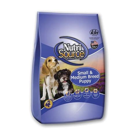 Nutrisource® large breed chicken & rice puppy recipe is formulated to meet the nutritional levels established by the association of american feed control officials (aafco) dog food nutrient profiles for all life stages including growth of large size dogs (70 lbs. NutriSource® Small & Medium Breed Puppy Food - 5 lb at ...