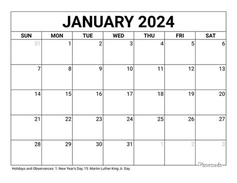 2024 Jan Calendar Month Images 2024 Calendar