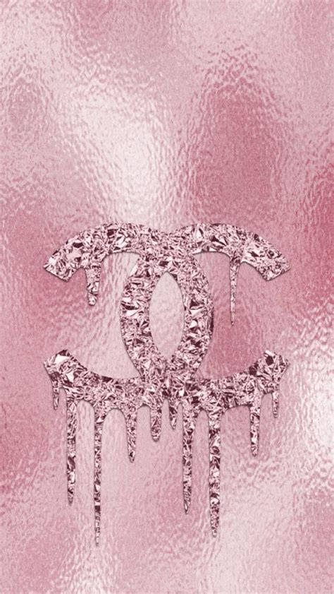 Chanel Pink Wallpaper Iphone Rosa Bakgrund Väggkollage