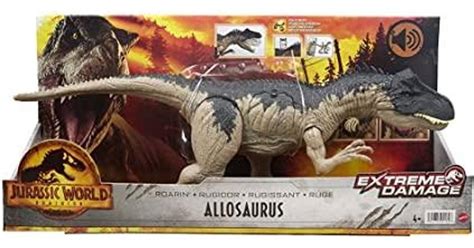 Mattel Jurassic World Articulated Allosaurus Dinosaur • Pris