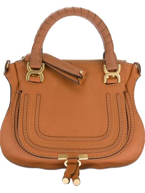 Lyst Chloé Marcie Bag In Brown