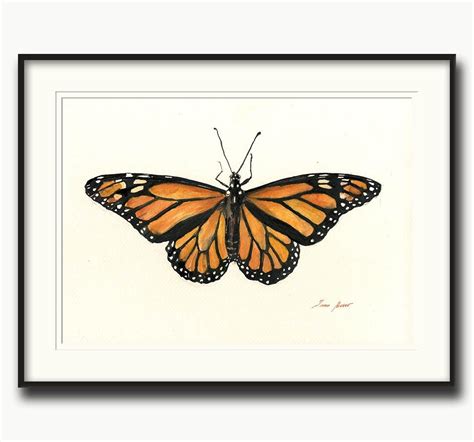 Monarch Butterfly Butterfly Painting Monarch Butterfly Etsy