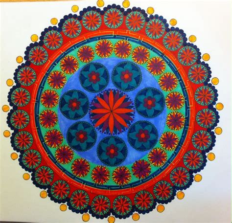 Mándala Colores Y Círculos Mandalas Circulos Dibujos