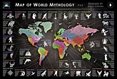 Here's an Astonishing Map of Mythological Creatures From Around the World