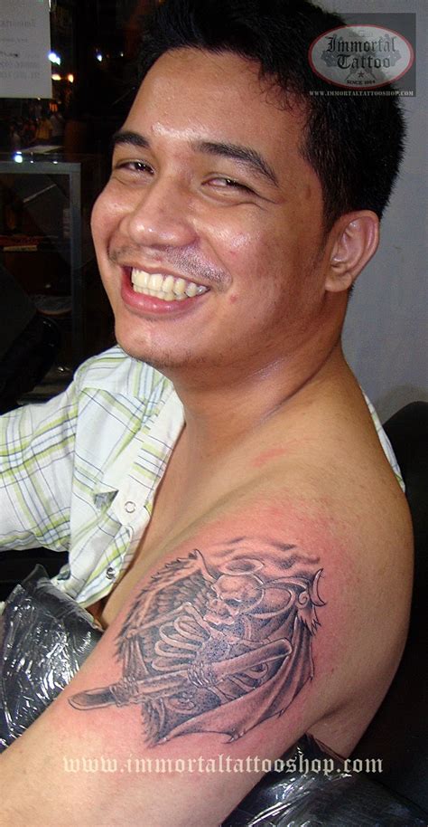 Immortal Tattoo Manila Philippines By Frank Ibanez Jr Skulltattoo