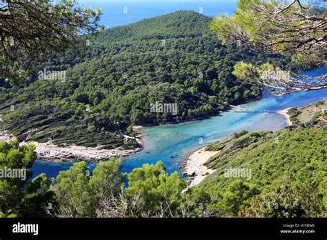 Soline Mljet National Park Croatia Stock Photo 9766869 Alamy