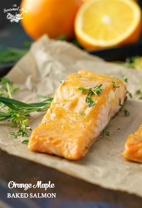 Orange Salmon {in Less Than 20 Minutes } The Seasoned Mom Recipe Baked Salmon Seafood