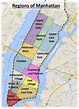 New York City regions map - NYC regions map (New York - USA)