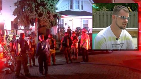 Dad Re Enters Burning Home To Save Son From Fire