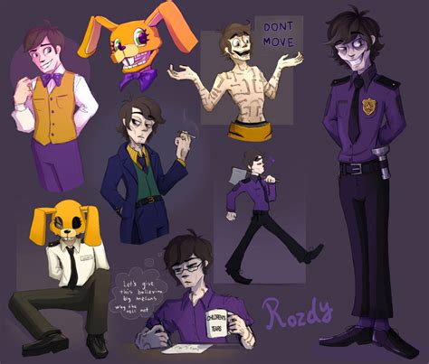 William Afton Reference Sheet By Rozdy On Deviantart