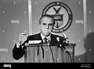 Charles Z. Wick, director of the U.S. Information Agency, announcing ...
