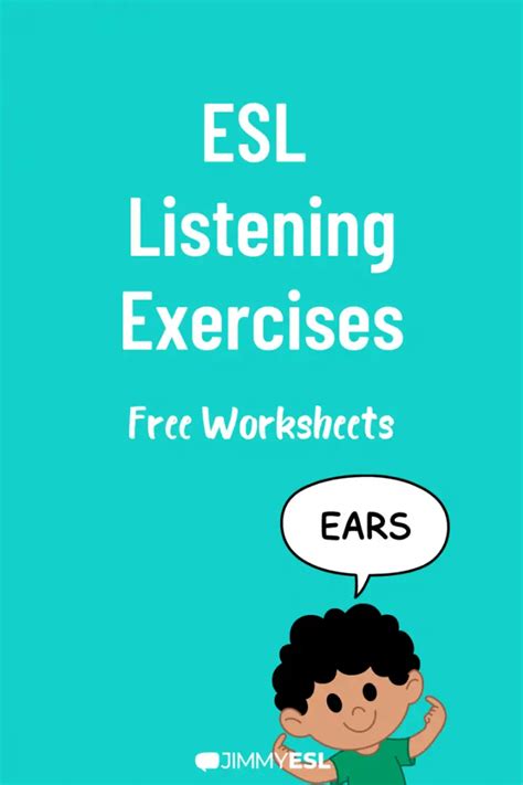 Free Esl Listening Worksheets For Your Lessons Jimmyesl