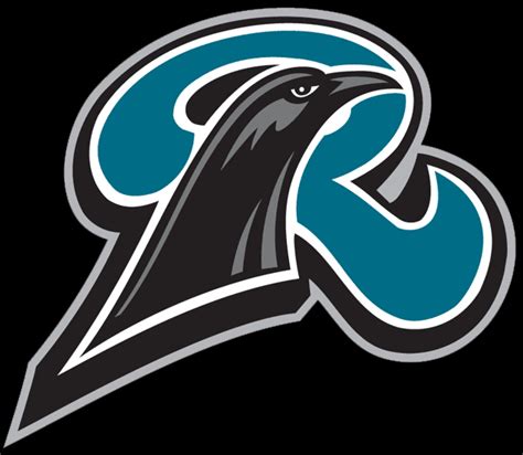 New Haven Ravens Cap Logo 1994 A Teal R With A Black Raven Head On Black Minor League