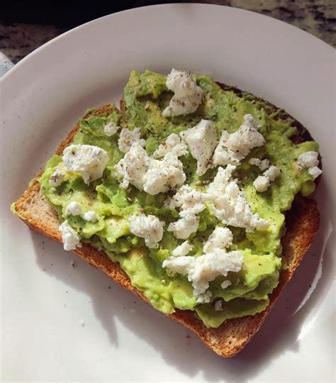 Avocado And Goat Cheese Toast For 150cals R1200isplenty