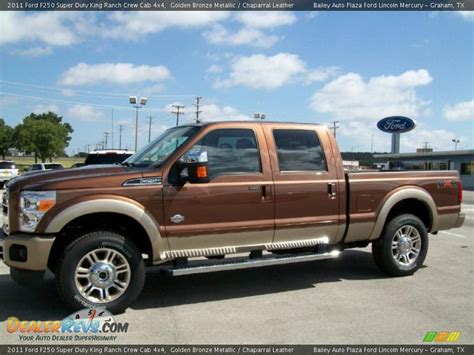 2011 Ford F250 Super Duty King Ranch Crew Cab 4x4 Golden Bronze