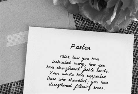 Pastor Appreciation Letters Pastor