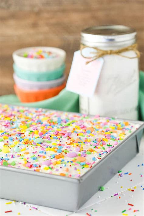 Homemade Vanilla Cake Mix Easy Diy Holiday T Idea