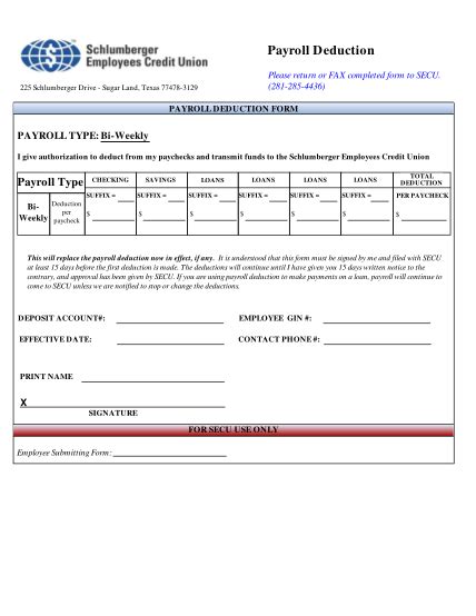 Payroll Deduction Form Template Excel My Xxx Hot Girl