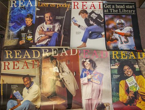 bid on classic read posters and support epl elkhart public library