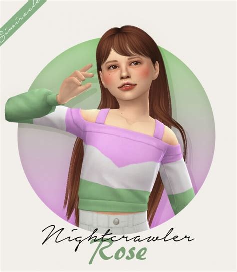 Nightcrawler Rose Hair Kids Version At Simiracle Sims 4 Updates